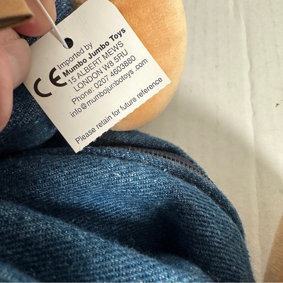 Vintage 1998 Kaloo Rabbit Denim Backpack - Picture 4 of 14